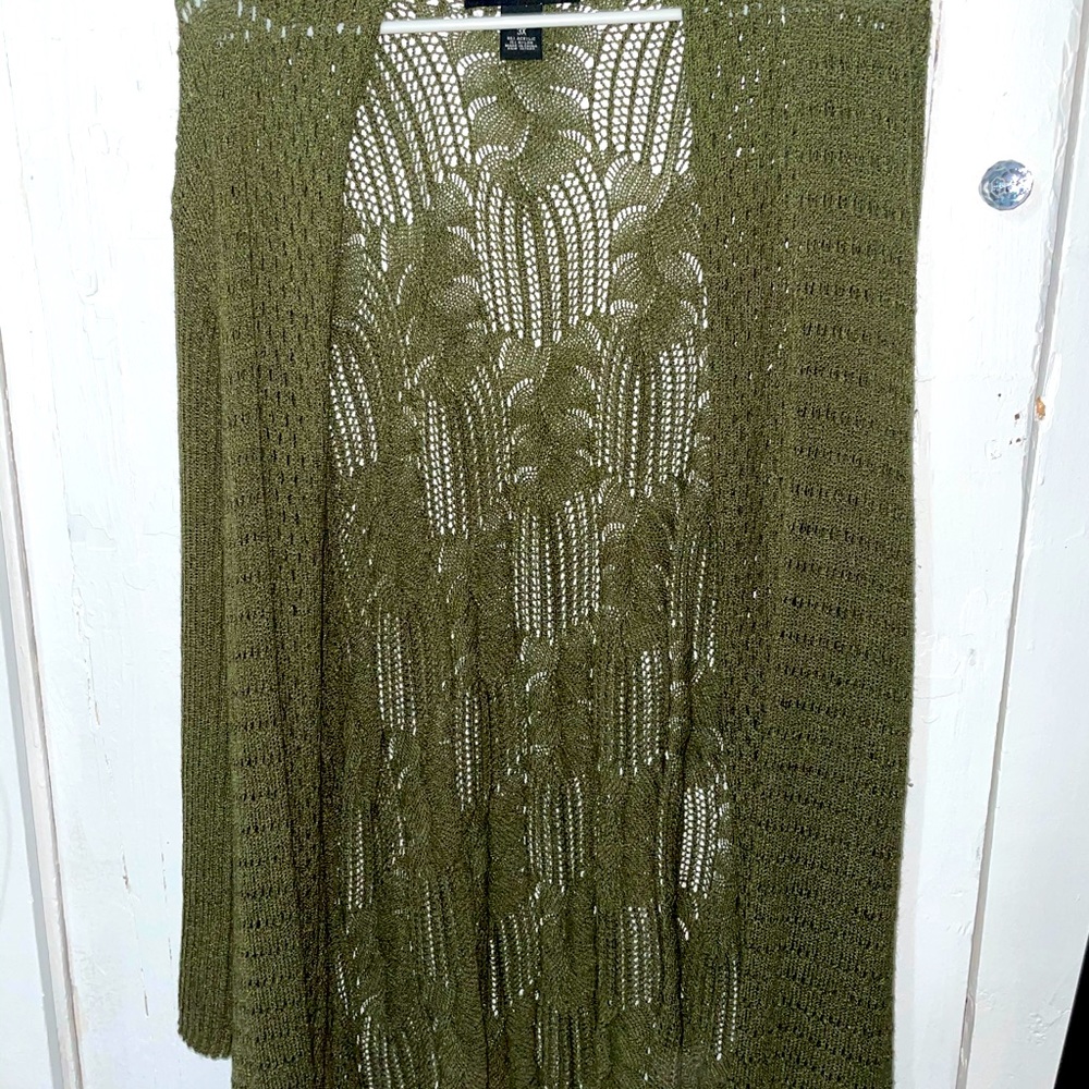 Women knit cardigan